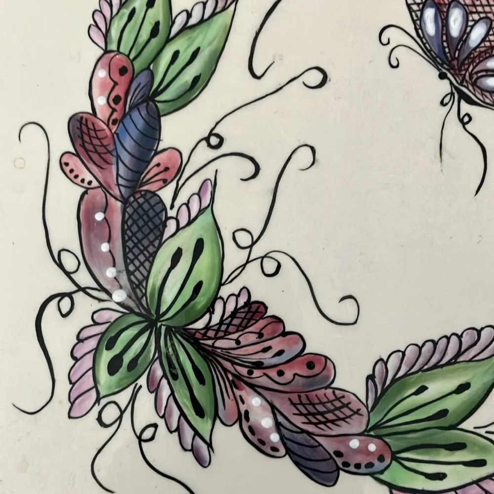 Painted tile - Picture 5 of 8